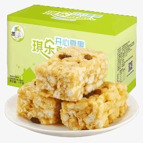 开心沙琪玛png免抠素材_88icon https://88icon.com 产品实物 沙琪玛 沙琪玛糕点 食物 黄色