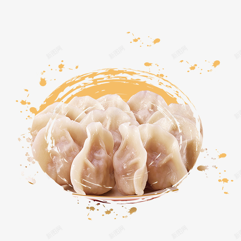 灰色水饺psd免抠素材_88icon https://88icon.com 光泽 冬至 唯美饺子 水饺 渐变 灰色 美食 质感 过年 食物