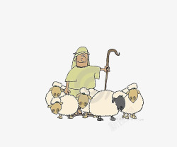 牧羊人卡通世界高清图片