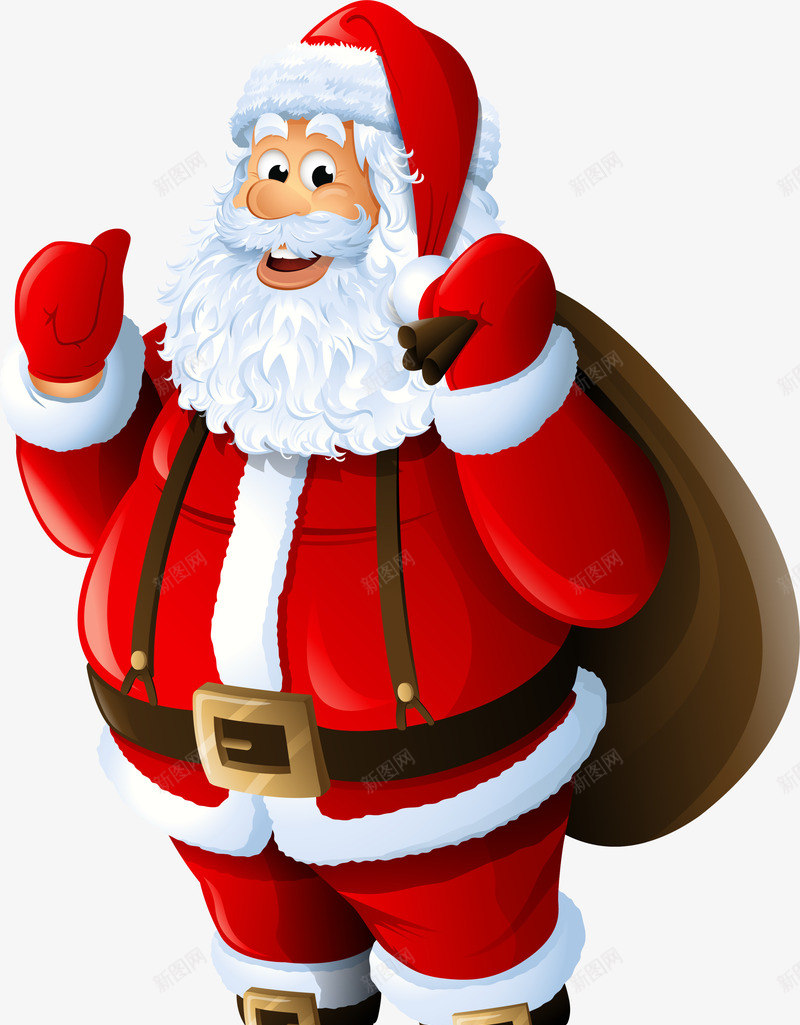 红色卡通圣诞老人png免抠素材_88icon https://88icon.com 冬天 冬季 圣诞快乐 圣诞老人 圣诞节 新年快乐 红色老头