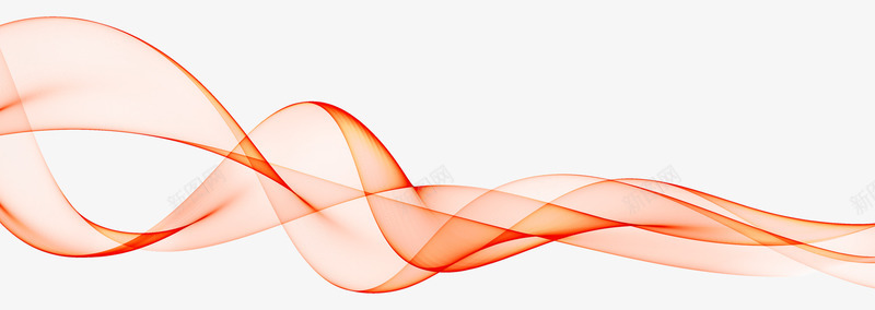 装饰科技橙色线条丝带元素psd免抠素材_88icon https://88icon.com 丝带 橙色丝带 科技 科技线条 线条 装饰图案