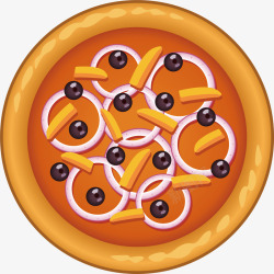 圆圈至尊豪华披萨素材