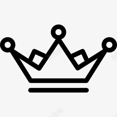 仿古设计皇室皇冠图标图标