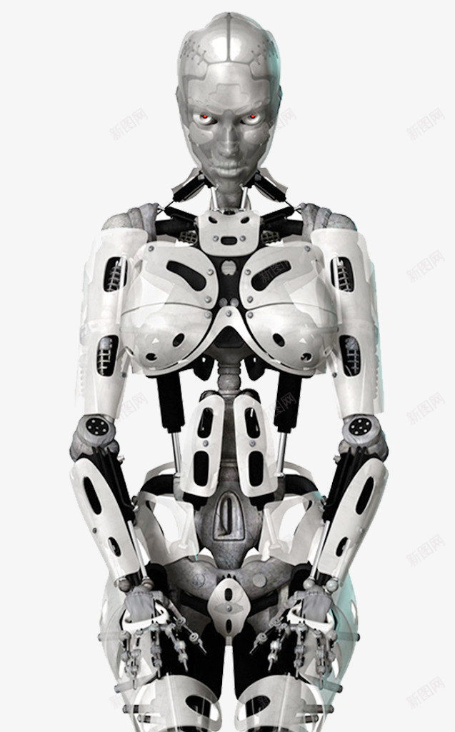 未来科技机器人psd免抠素材_88icon https://88icon.com 大脑 拍摄 机械手臂 盔甲 金属