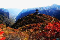 著名景点太行山大峡谷素材