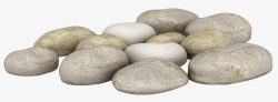 灰色石头一堆鹅卵石高清图片