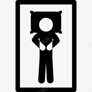 女人的床上女人躺在床上看图标图标