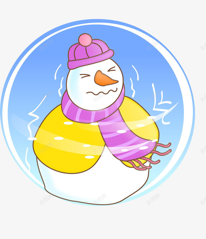 戴围巾的雪人png免抠素材_88icon https://88icon.com 严冬 严寒 冬天 冬天的人 冬季 冷 北风 卡通人 寒冬 寒冬腊月 寒冷 戴围巾 雪人 雪地