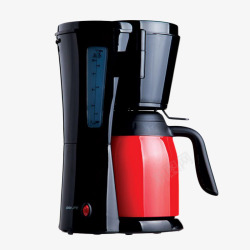 红色水壶实用咖啡磨豆机素材