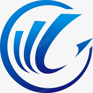 圆形科技线条网络科技logo创意标志图标图标