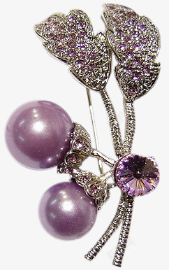 紫色珍珠素材
