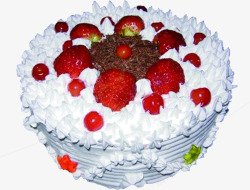 草莓蛋糕欧式花纹素材