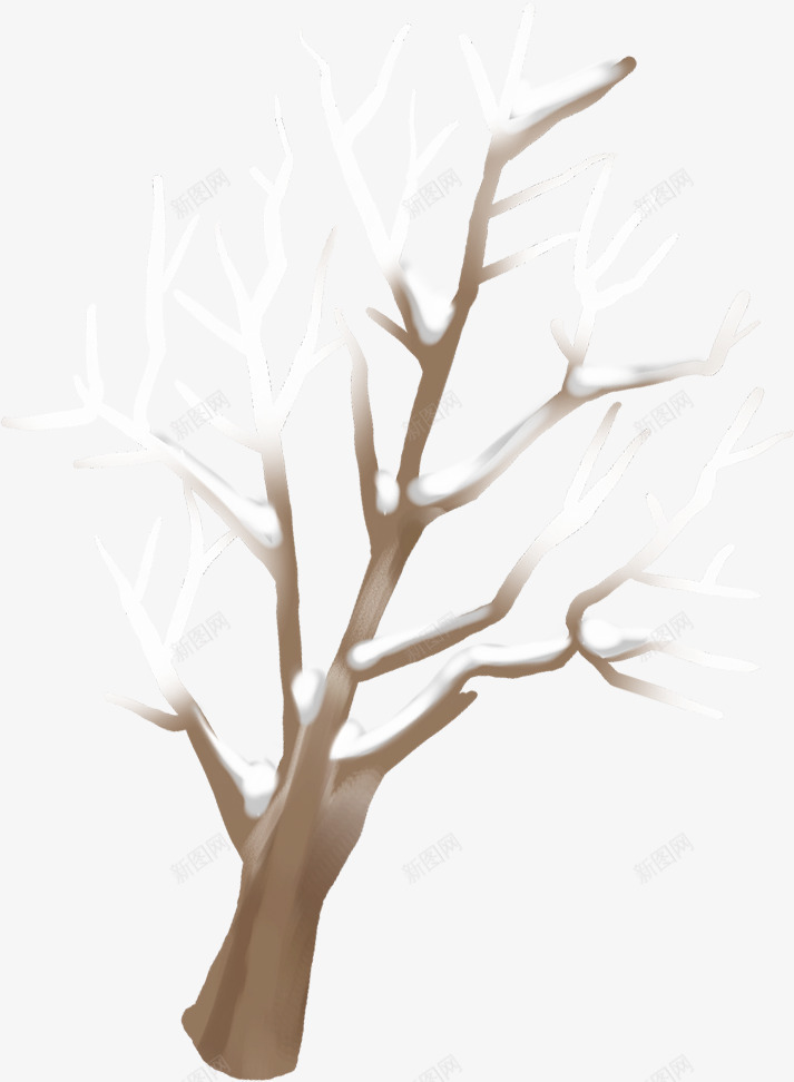 创意手绘树枝造型冬天png免抠素材_88icon https://88icon.com 冬天 创意 树枝 造型