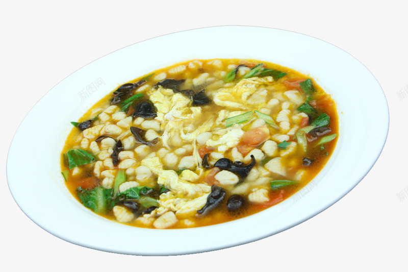 素菜烩麻食png免抠素材_88icon https://88icon.com 传统美食 热菜摄影 素烩麻食 素菜麻食 素麻食 餐饮美食