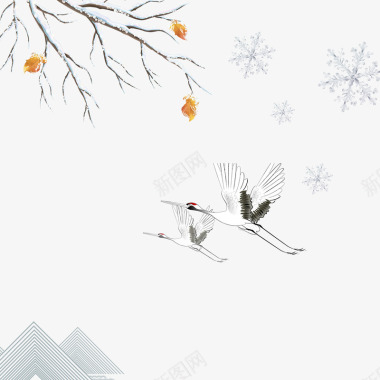 冬天雪地风景图标图标