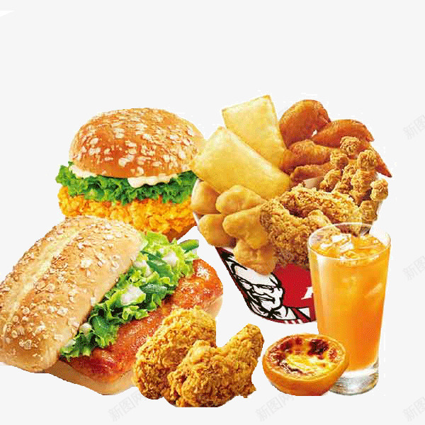 肯德基全家桶套餐png免抠素材_88icon https://88icon.com KFC 免费素材 全家桶 广告设计 汉堡 炸鸡 肯德基 设计素材 饮料 鸡肉