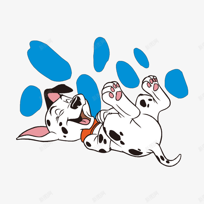 斑点狗宠物狗png免抠素材_88icon https://88icon.com 动画 卡通 宠物 家禽家畜 斑点狗 狗 玩游戏 生物世界 蓝色