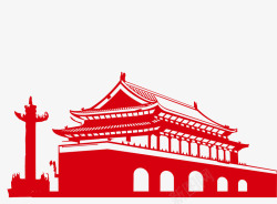 2017国庆节红色天安门高清图片