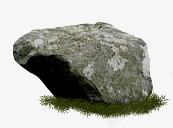 石头公园绿色草坪素材