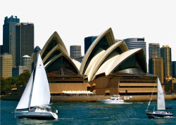 着名景区澳洲悉尼歌剧院风景图高清图片
