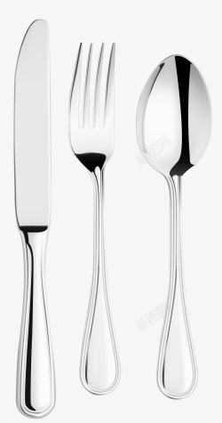 餐刀叉套装高端餐具刀叉高清图片