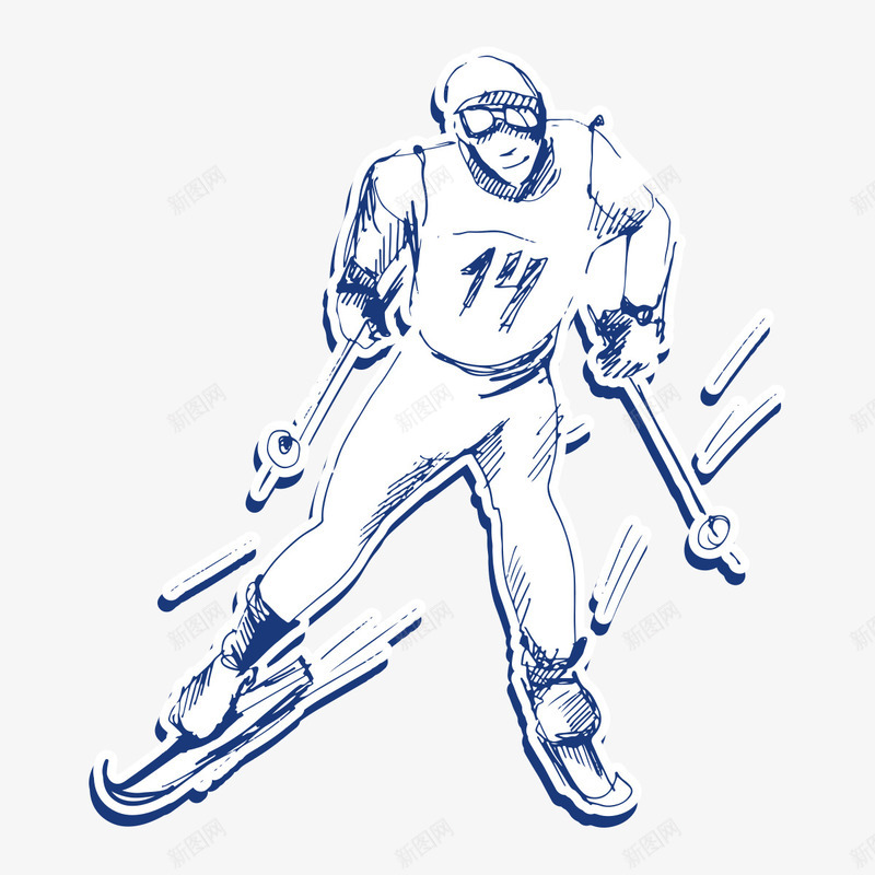 手绘卡通滑雪人物形象png免抠素材_88icon https://88icon.com 人物 冬天 卡通 手绘 手绘卡通滑雪人物 滑雪 玩耍