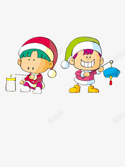 关于彩色的人物png免抠素材_88icon https://88icon.com 小孩 开心 灯笼 蜡烛