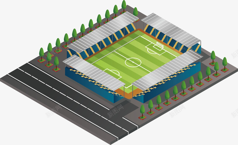 精致绿色3D足球场地矢量图ai免抠素材_88icon https://88icon.com 3D 3D足球场地矢量 世界杯 体育 场地 比分牌 矢量图设计 精致绿色3D足球场地 绿色 绿茵场 设计 足球 矢量图