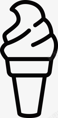 手绘婚礼图片创意冰淇淋图标图标