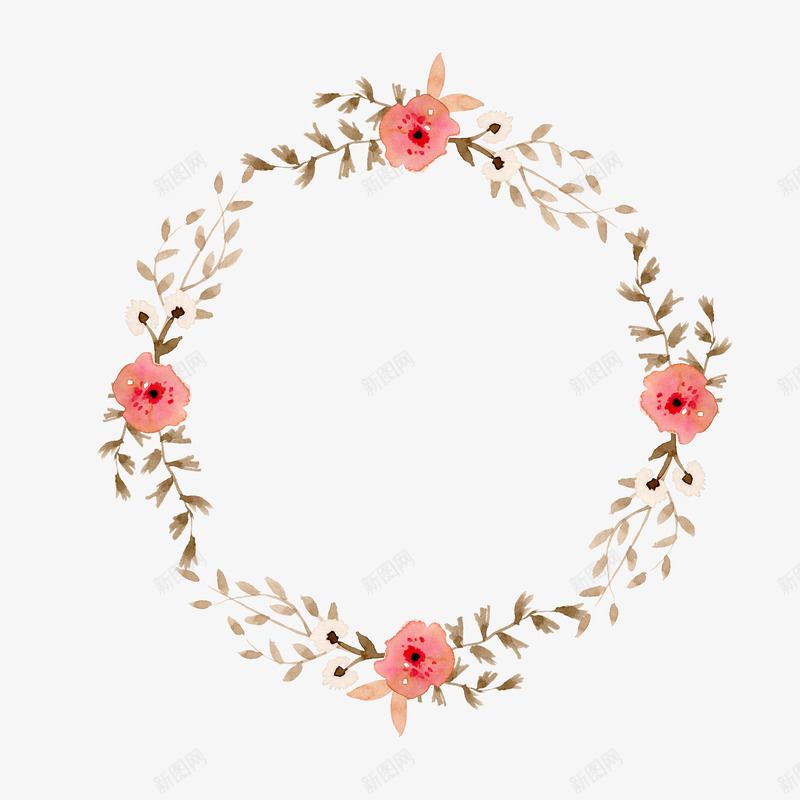 小清新手绘水彩花朵png免抠素材_88icon https://88icon.com 水彩 水彩花朵 清新 精致