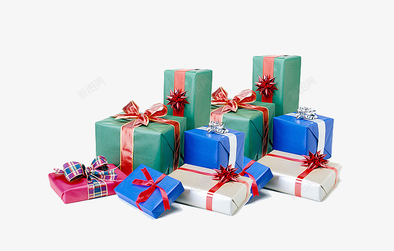 礼物盒png免抠素材_88icon https://88icon.com 圣诞礼物 彩色盒子 精致礼物盒