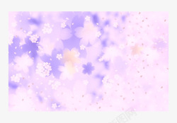 梦幻紫碎花布素材