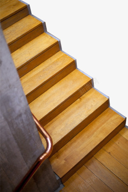 装饰插图木质楼梯间素材