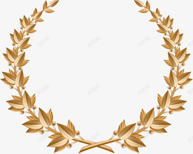 金色叶子装饰png免抠素材_88icon https://88icon.com 叶子装饰 大气装饰 水彩 金色叶子 金色圆圈 黄色枝条