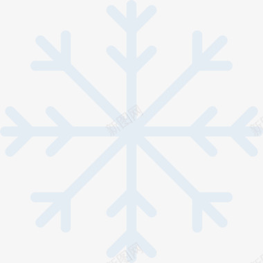 雪景冬天Snowflake图标图标