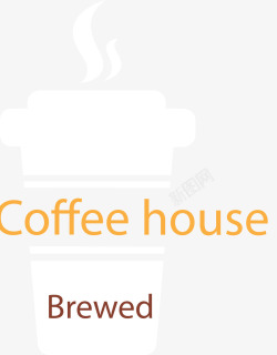 咖啡店简笔画咖啡店LOGO矢量图图标高清图片