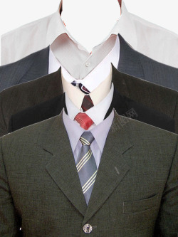 男士西服领带装饰素材