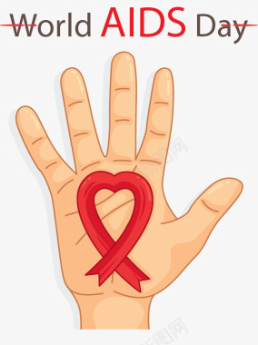 艾滋病日标志国际艾滋病日图标图标