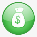 现金钱硬币货币colorcons绿色图标图标