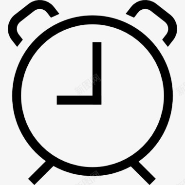闹钟设计圆形闹钟图标图标