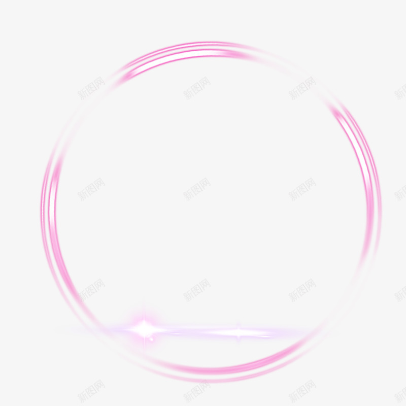 粉色光圈png免抠素材_88icon https://88icon.com 光圈 几何 发光 圆形 效果素材 粉色