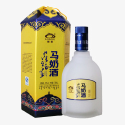 马奶酒和包装盒素材