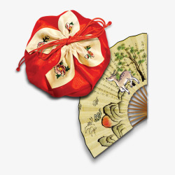 韩国料理大福袋装素材