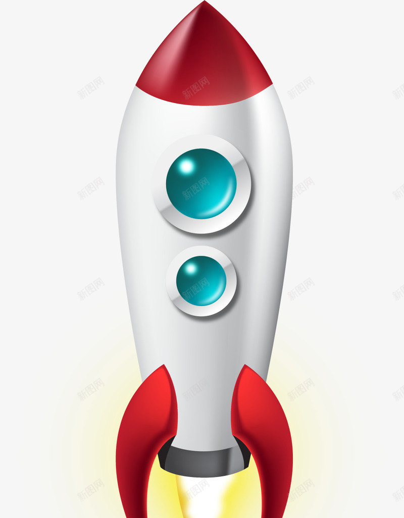 世界航天日卡通白色火箭png免抠素材_88icon https://88icon.com 世界航天日 卡通火箭 发射火箭 火箭升空 白色火箭 质感