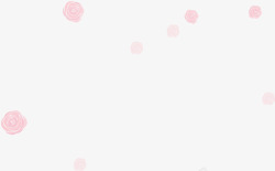 粉色小花海报背景七夕情人节素材