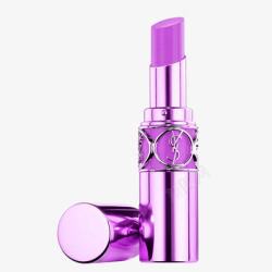 紫色高端ysl唇彩素材