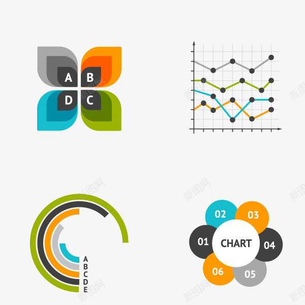 扁平化数据信息ppt元素png免抠素材_88icon https://88icon.com 信息ppt元素 分析图 商务元素 扁平化 数据