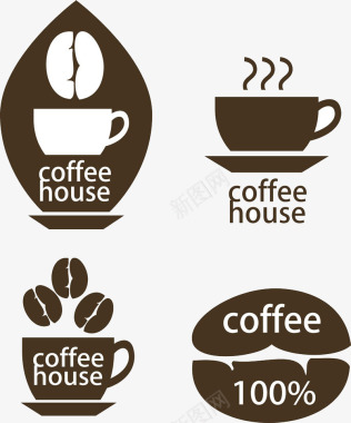 文化咖啡图标图标
