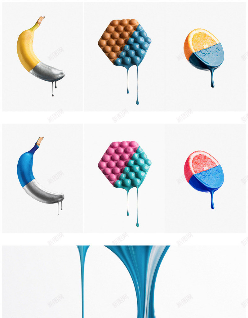 水彩涂鸦水果壁纸png免抠素材_88icon https://88icon.com 壁纸 水彩 水果 涂鸦