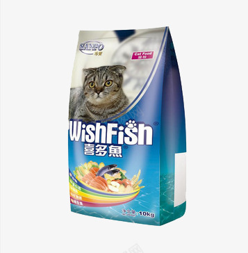喜多鱼猫粮png免抠素材_88icon https://88icon.com 产品实物 宠物粮食 猫粮